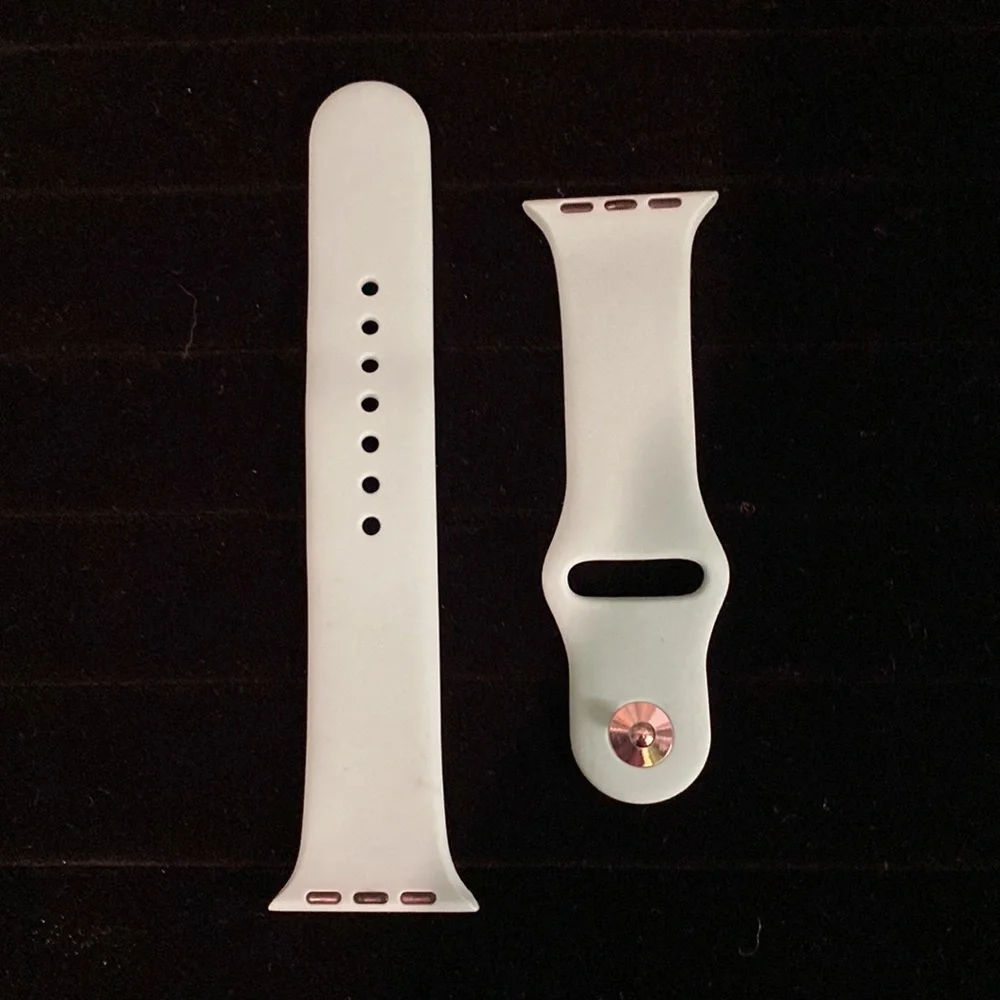 Silicone band compatible with iwatch Series SE 8/7/6/5/4/3/2/1